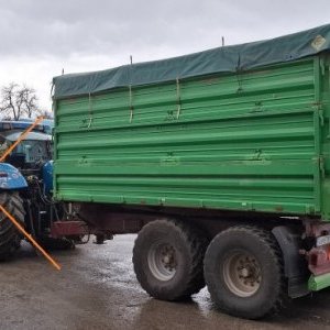 foto 21t agro wywrotka przyczepa tandem na 15.2t do ciągnika BRANTNER XXL duża objętość