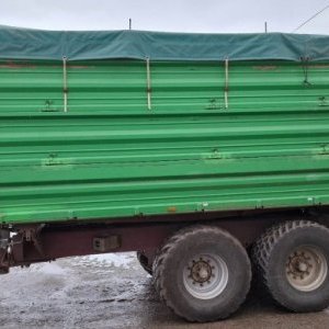 foto 21t agro wywrotka przyczepa tandem na 15.2t do ciągnika BRANTNER XXL duża objętość