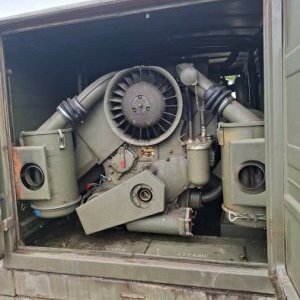 foto 60kW 400V diesel elektro-centrala przyczepa