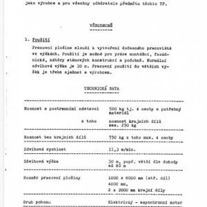 foto 500kg/30-80m winda platforma Stros PP8 (2016 ele.)