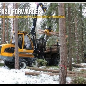 foto 13t laduje 10t forwarder 8x8 SAMPO FR28 Rosenlew