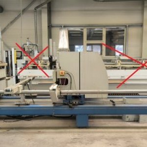 foto piła automat format FRIULMAC Floormat EQ listwy podłogi profile drzewo