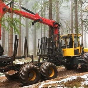 foto 9.6t traktor leśny 6x6 Welte 130 forwarder