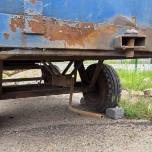 foto WOMA 1502 pompa 570bar wysokie ciśnienie 110kW 1.500 ltr/min. przyczepa