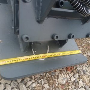 foto 330kg płyta wibracyjna do koparki 4-8t
