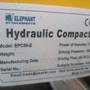 foto 330kg płyta wibracyjna do koparki 4-8t