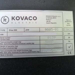 foto jak nowy 5t ele! ladowarka Kovaco Elise 900 +widly