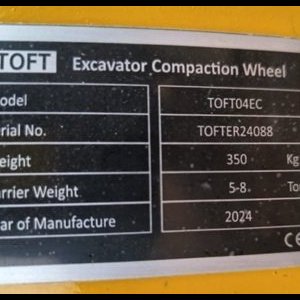foto Excavator Compaction Wheel TOFT