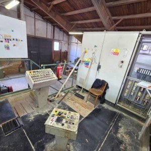 foto drewno pila 40-50m3/dzień linie G710 G560 komplet