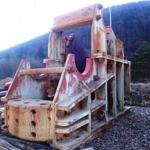 foto szczęk 145t rozdrabniacz 405-860t/h zdemontowane!