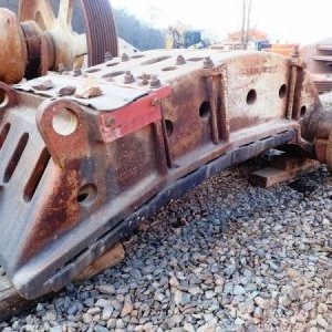 foto szczęk 145t rozdrabniacz 405-860t/h zdemontowane!
