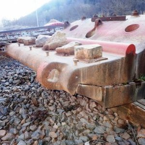 foto szczęk 145t rozdrabniacz 405-860t/h zdemontowane!