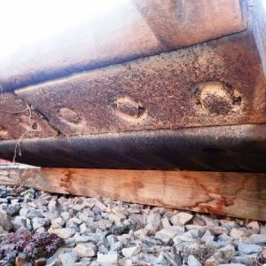 foto szczęk 145t rozdrabniacz 405-860t/h zdemontowane!