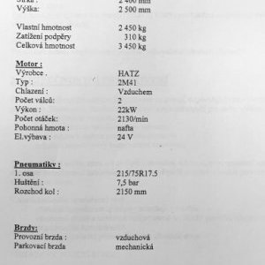 foto niekompletna przyczepa asfaltowa Patchmatic