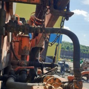 foto niekompletna przyczepa asfaltowa Patchmatic