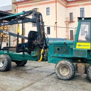 foto 5.45t laduje 4.5t/5m3 forwarder łańcuchy+pasi 8x8 las 9.95t ENTRACON Delaware