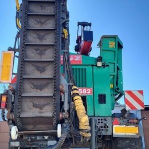 foto 180m3/h 60x120cm 19.5t bio rebak JENZ przyczepa HDS+gaszienica (platinizki maszyny) drzewo kruszarka