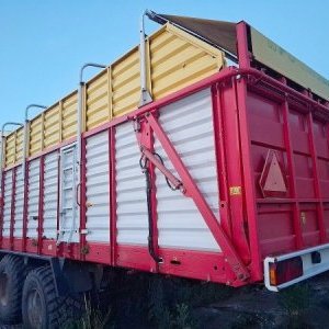 foto 46.5m3 karmienie agro pryczepa tandem Pöttinger Jumbo 8000