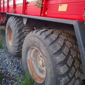 foto 46.5m3 karmienie agro pryczepa tandem Pöttinger Jumbo 8000