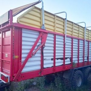 foto 46.5m3 karmienie agro pryczepa tandem Pöttinger Jumbo 8000