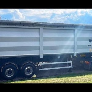foto 55m3 wywrotka 39/36t hardox naczepa Wielton NW3