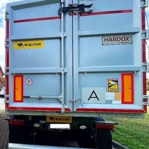foto 55m3 wywrotka 39/36t hardox naczepa Wielton NW3