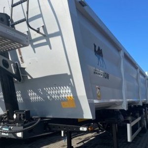 foto 55m3 wywrotka 39/36t hardox naczepa Wielton NW3