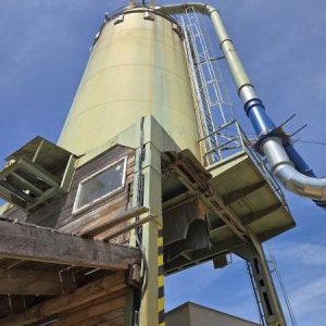 foto 9m silo stal 140m3/18t zbiornik 20/38t trociny zrębki pulpa drzewna zysterna biomasa