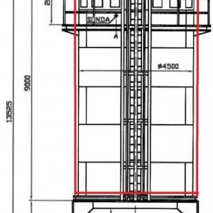foto 9m silo stal 140m3/18t zbiornik 20/38t trociny zrębki pulpa drzewna zysterna biomasa